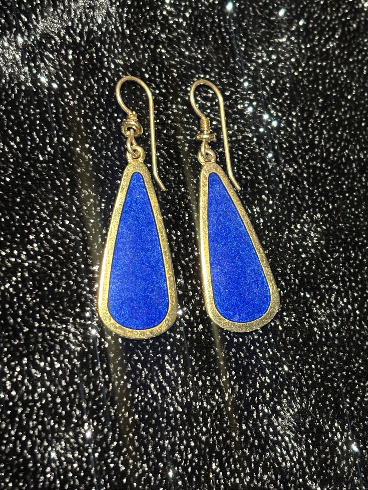 Laurel Burch Blue Teardrop Earrings