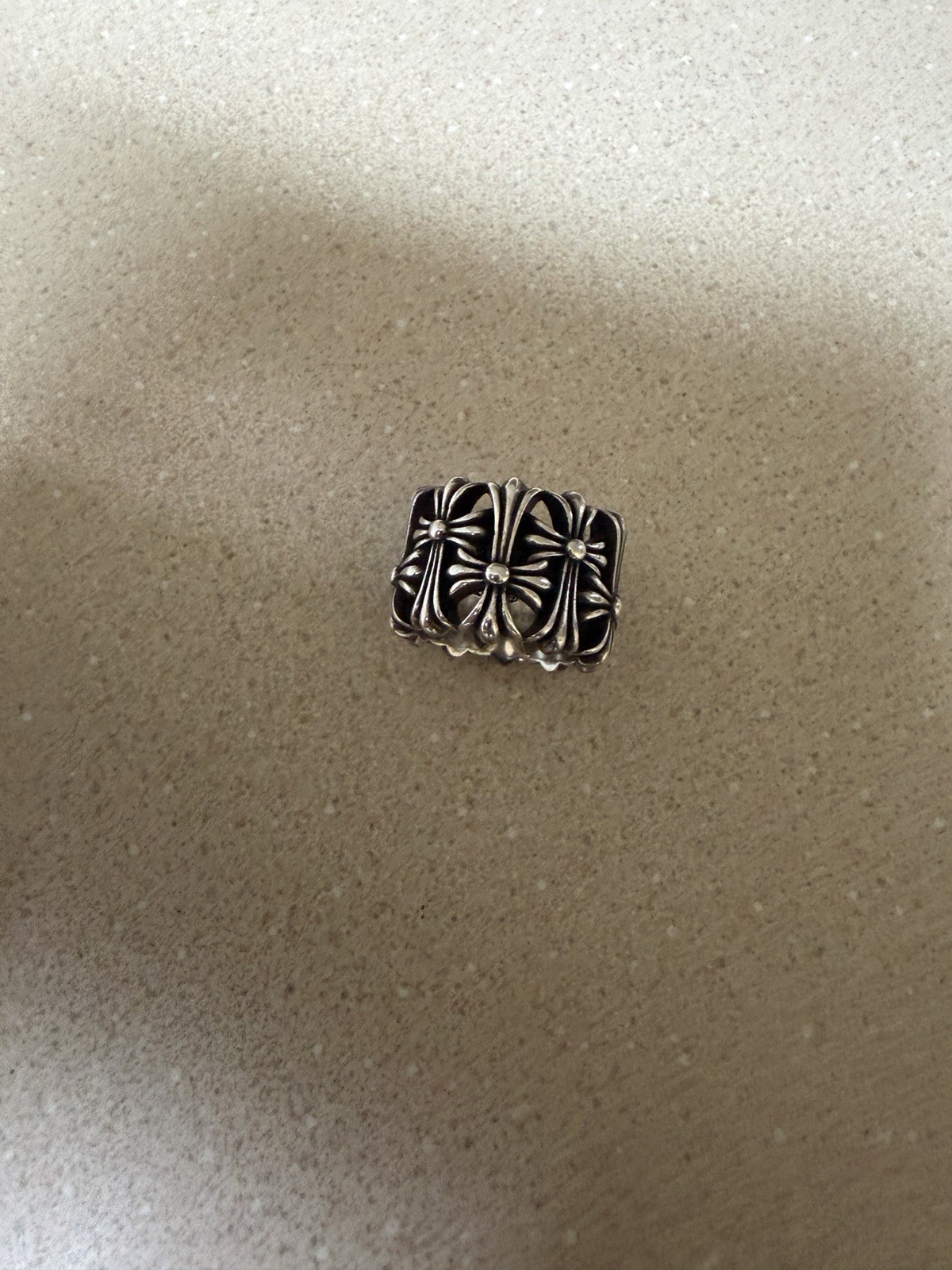 Chrome Hearts Cemetery Ring Size 8.5 [Authentic] 925 2003 Sterling Silver