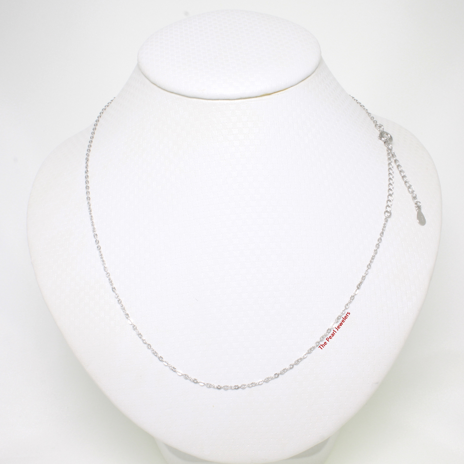 1.4mm Cable Chain Sterling Silver 925 Adjustable Length TPJ