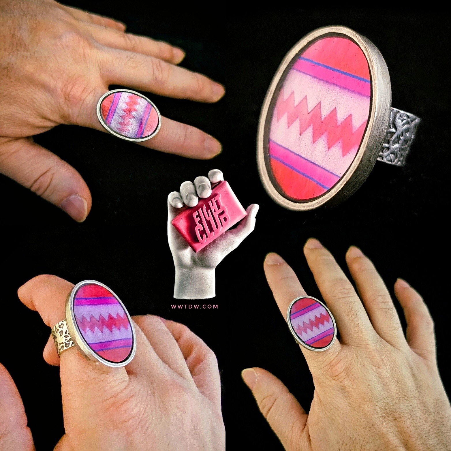 Fight Club – Tyler Durden’s Easter Egg Ring, Costume Vintage Limited Run WWTDW