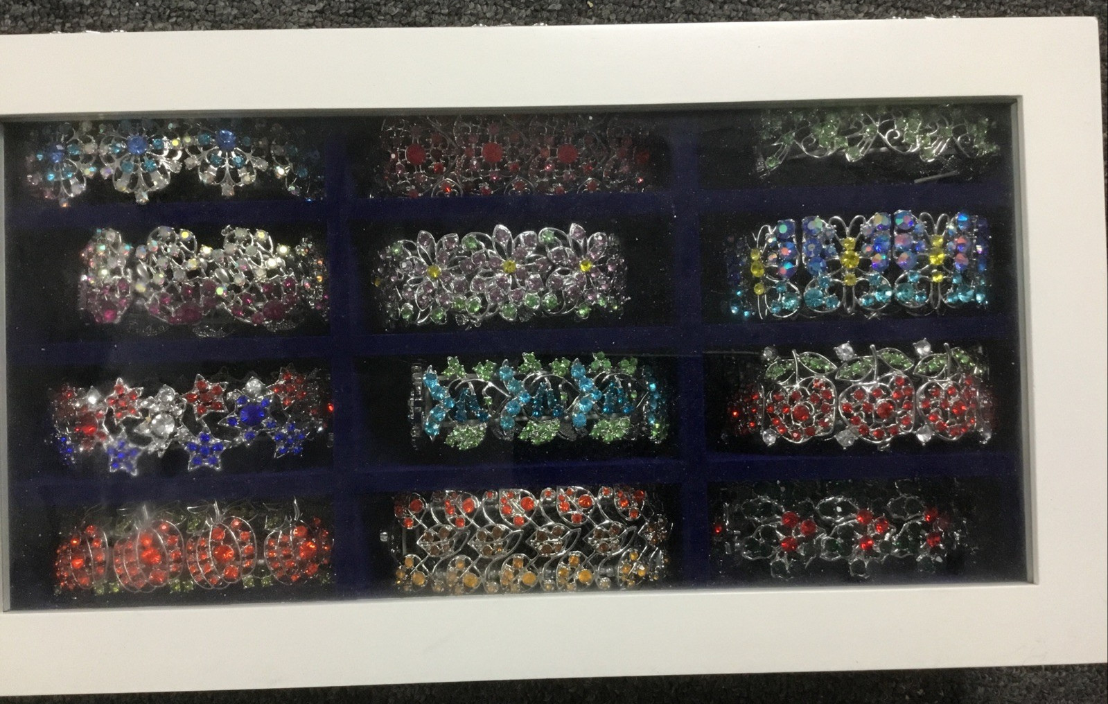 Willabee and Ward Sparkling Seasons Crystal Bracelets with Display Case