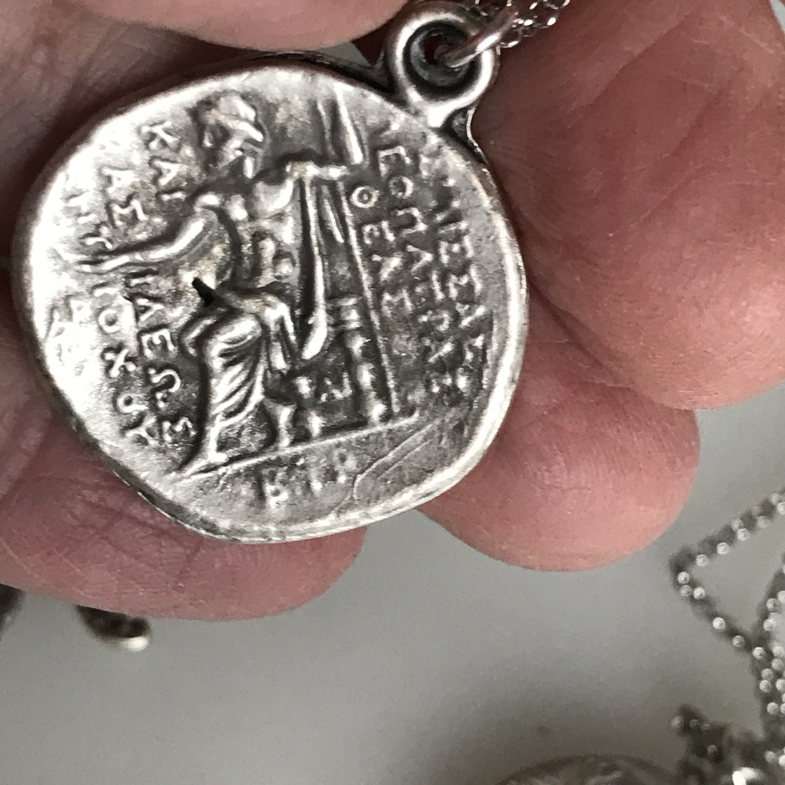 Double Sided Ancient Coin Necklaces-Greek & Roman Inspired Designs – New