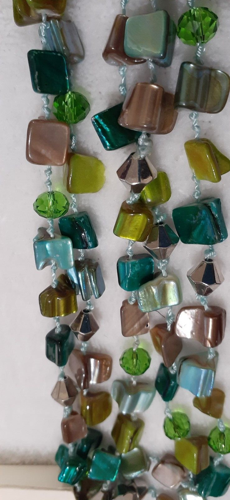 Sonoma Life + Style Multi-Color Shell Stone Look Necklace