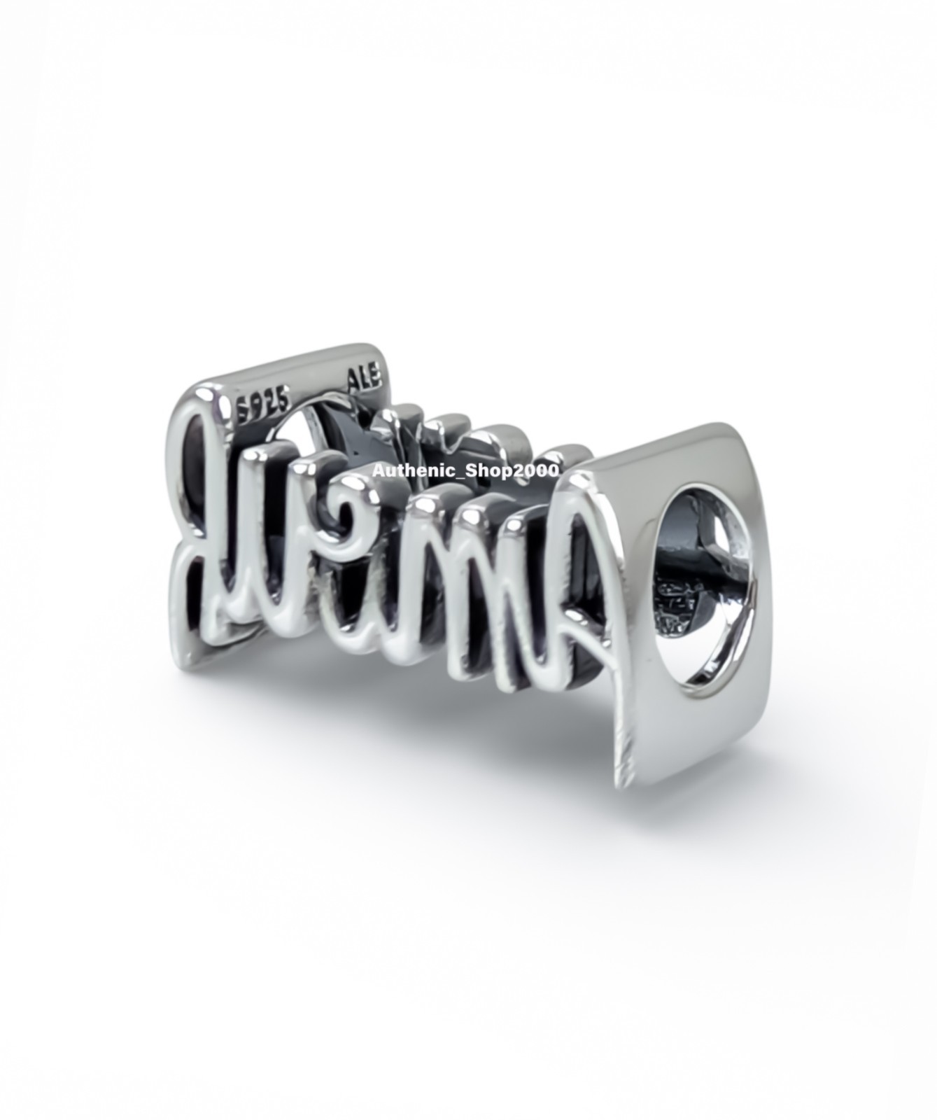 New 100% Authentic PANDORA 925 Silver Handwritten Amour Script Charm 794426C00