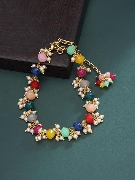 JAYWAR Luxury Gold Plated Bracelet for Women Arabic Bridal Wedding Bangle Royal