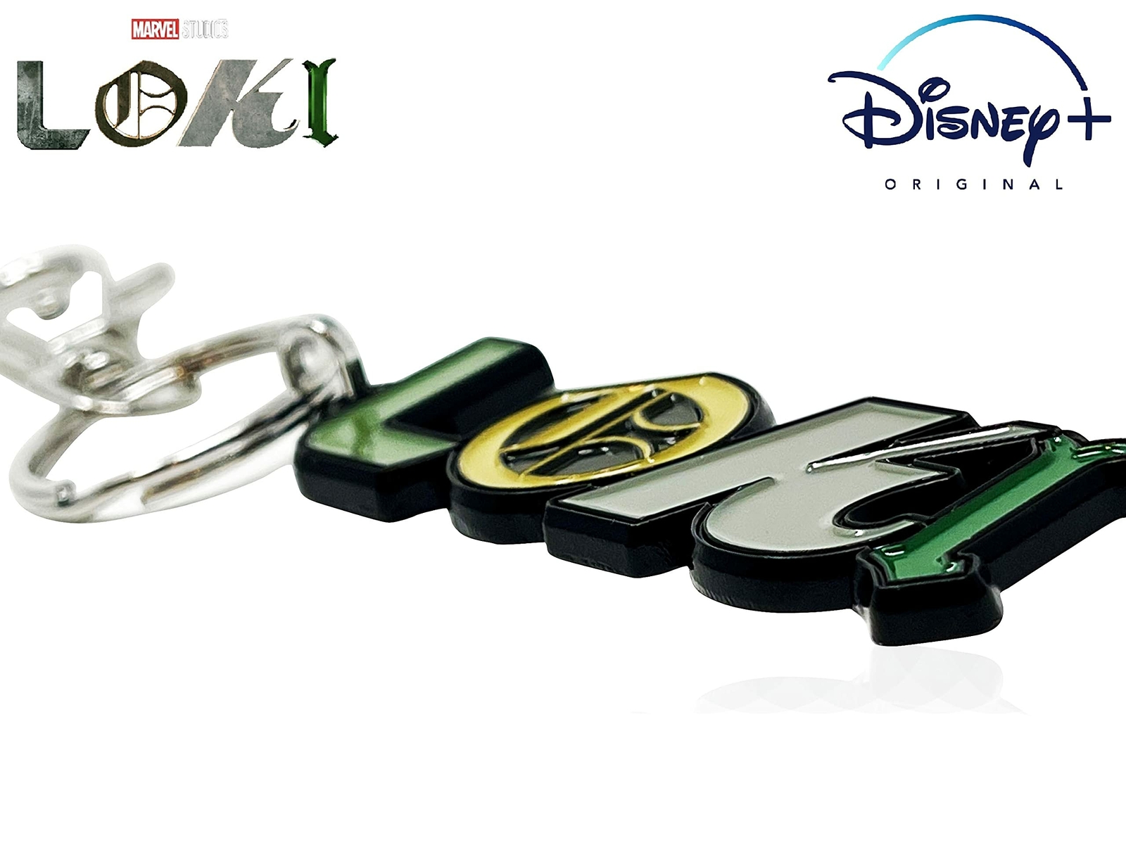 Official Marvel’s LOKI LOGO, Disney+ Exclusive LOKI LOGO – 2 cm x 5.75 cm
