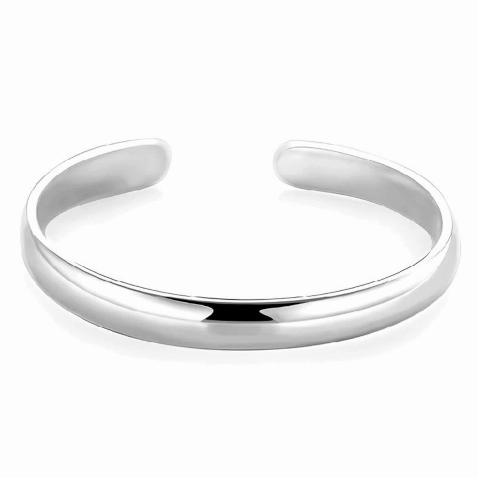Elegant Sterling Silver New Fashion Jewelry Unique Open Bracelet Bangle Cuff B97