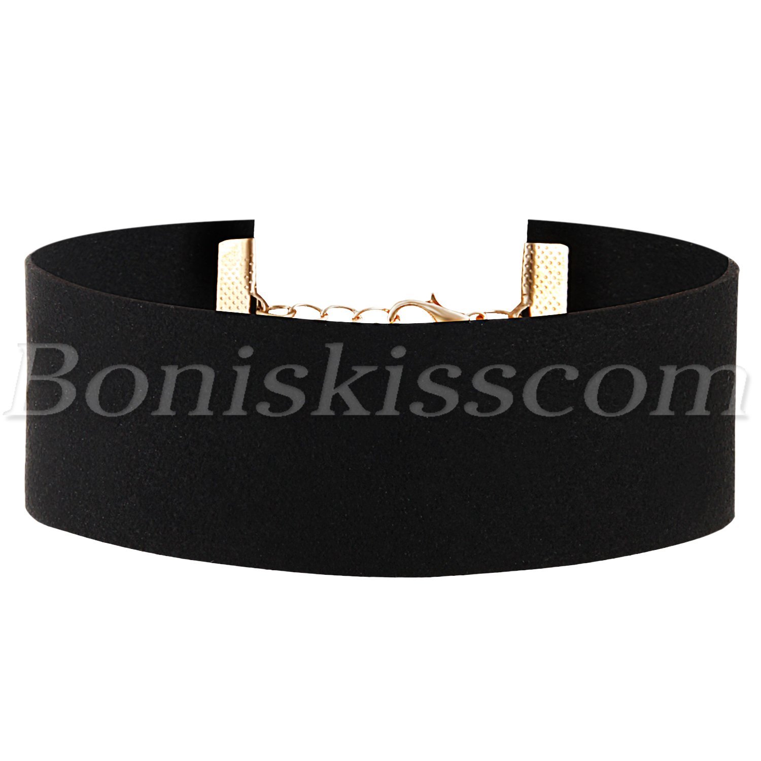 Women Ladies Vintage Gothic Punk Charm Velvet Ribbon Wide Choker Collar Necklace