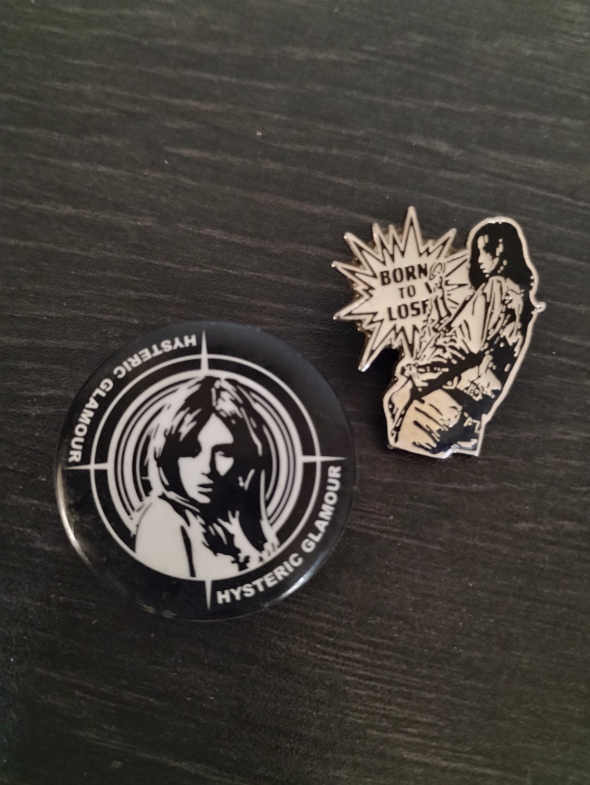 2001 Hysteric Glamour pins lot of 2 y2k jewelry brooch japan rare