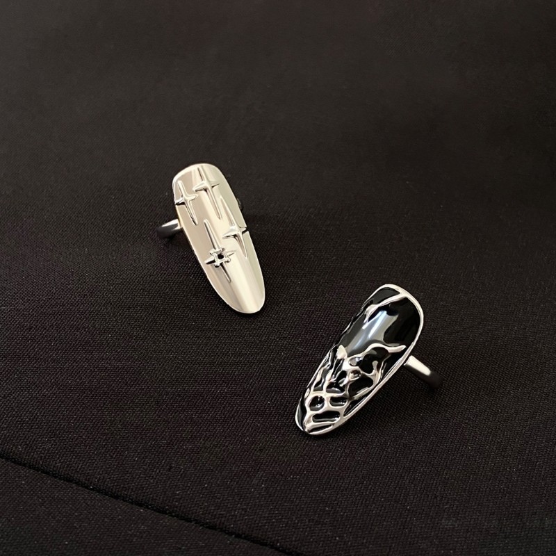 Nail Ring Opening Irregular Fingertip Ring Fingernail Jewelry