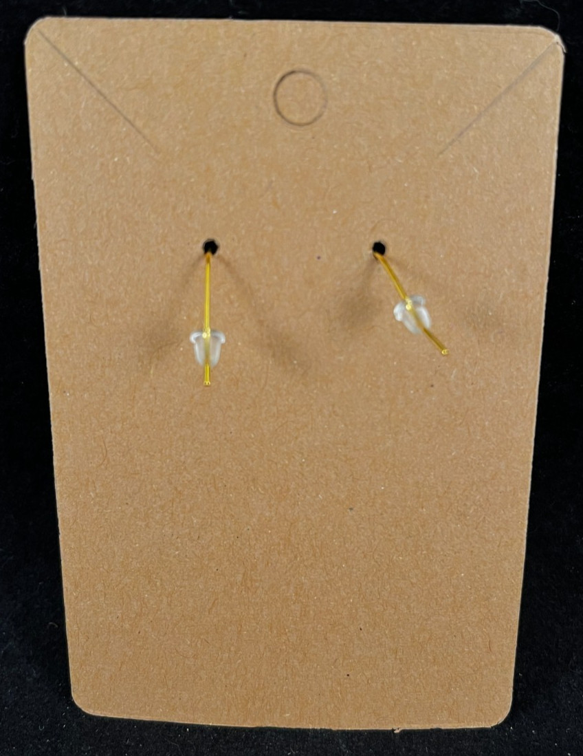 Gold Sparkly Airplane Earrings – Dangle – Travel – Gold Hooks – Handmade