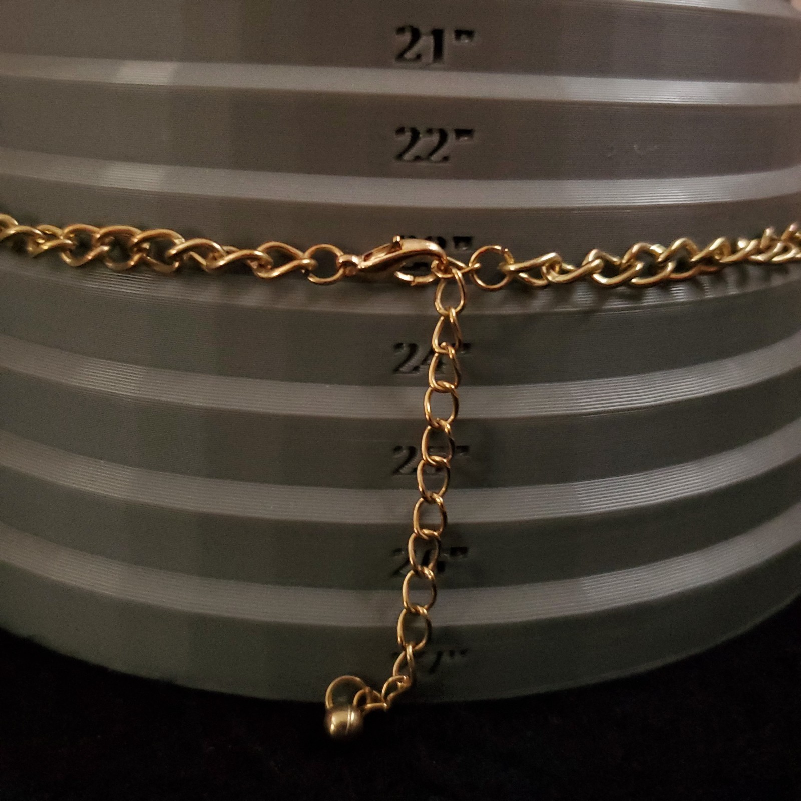 Chunky Statement Necklace Gold Tone Wire Wrap Faux Pearls Runway 23″