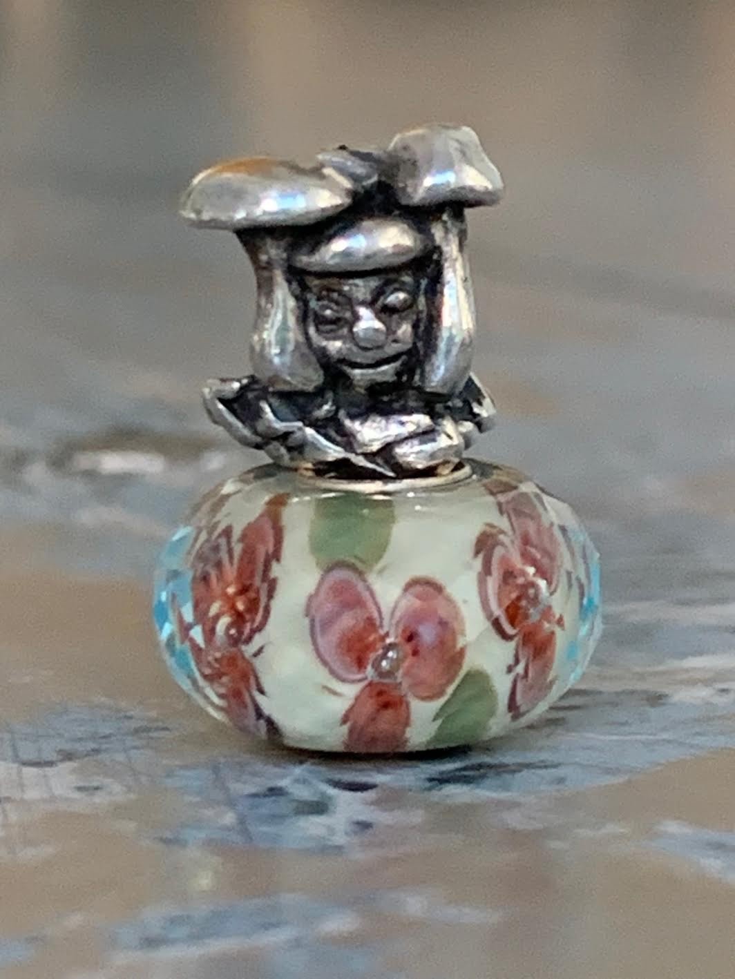 Authentic Trollbeads Forest Treasures Silver Bead – TAGBE-20053 ~ One Bead Only