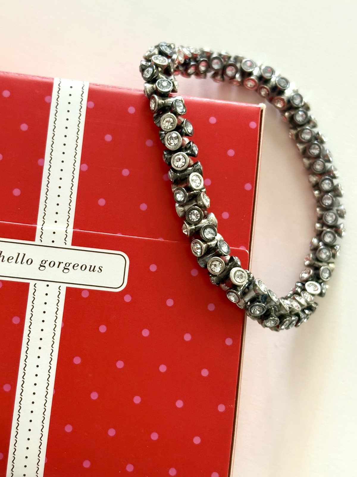 Stella Dot Bracelet Vintage Twist Silver NEW IN BOX