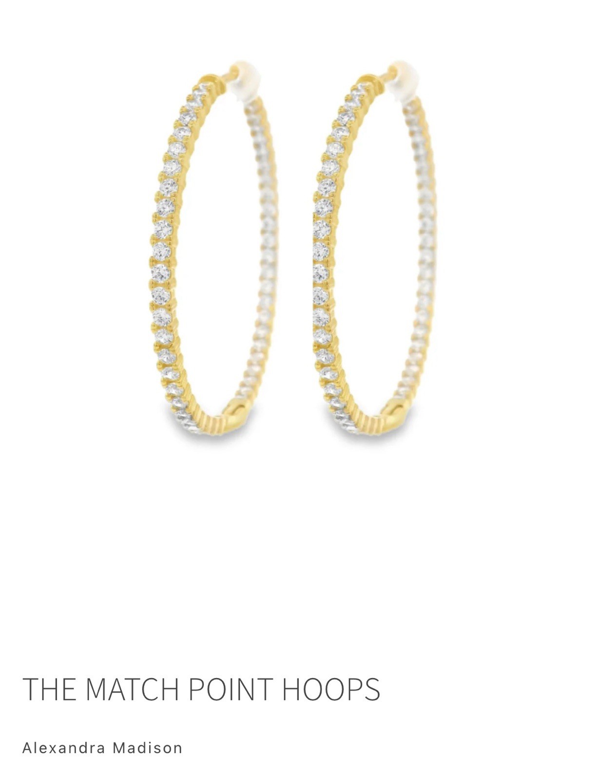 Alexandra Madison Match Point Hoops