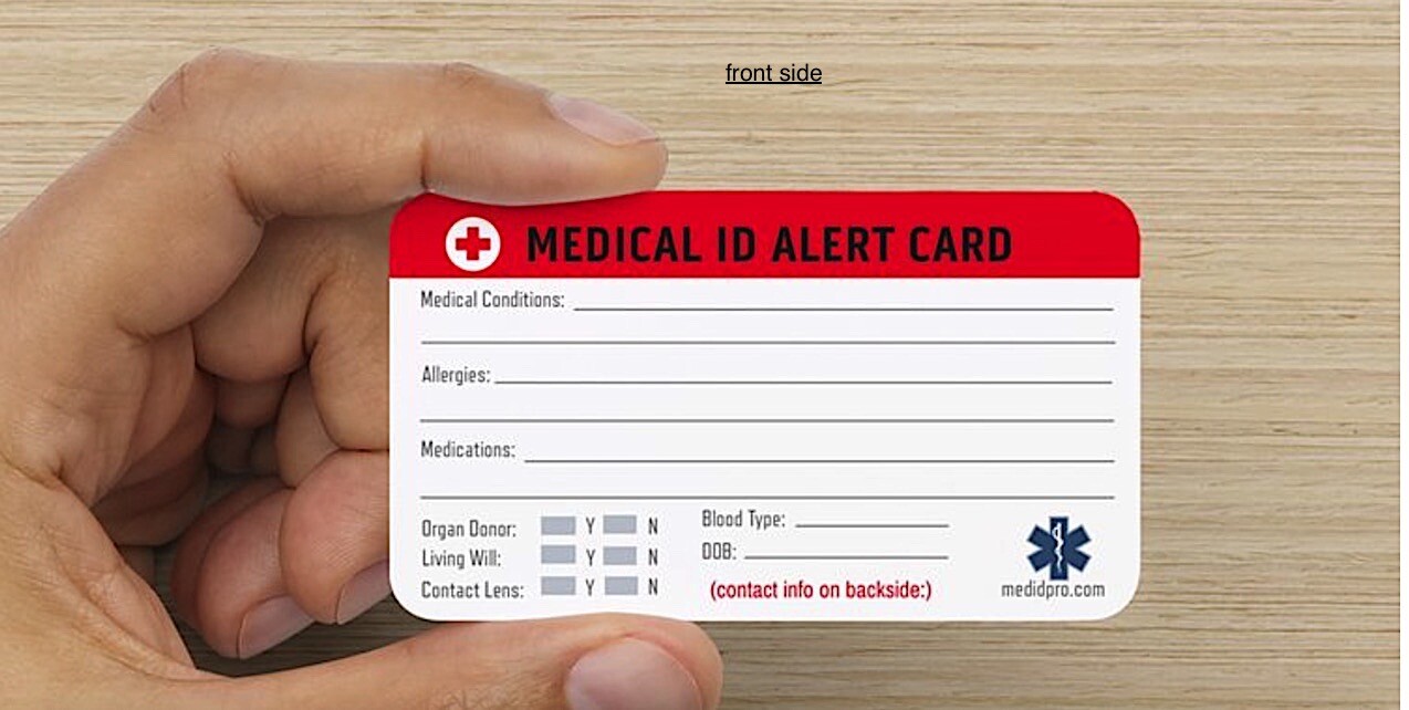 Medical Alert ID Necklace – FREE ID Wallet Card,Pre engraved- Apixaban-Eliquis