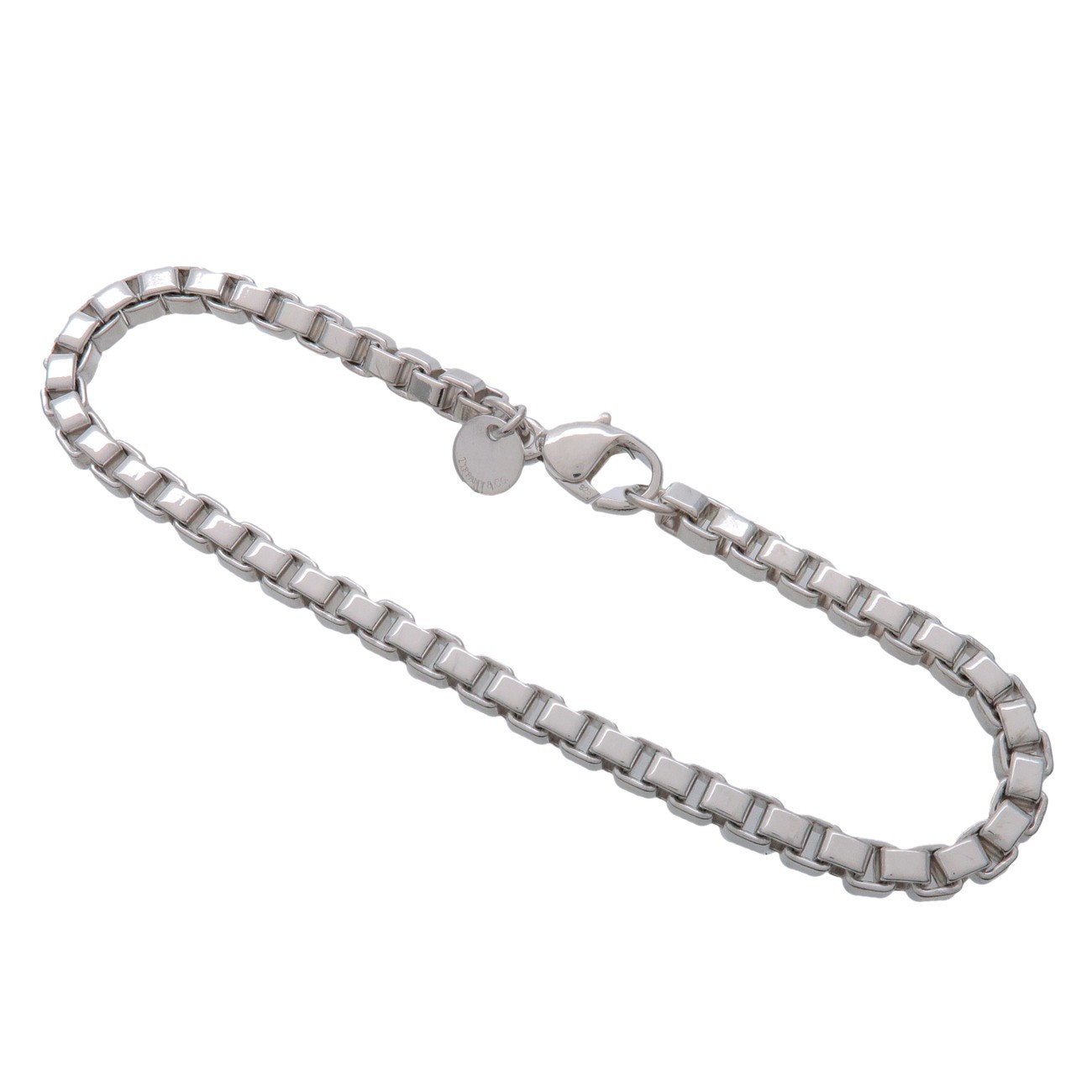 Tiffany & Co Venetian Link Bracelet SV925 Silver Authentic Used F/S