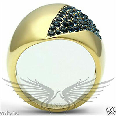 Elegant Micropaved Top Grade Crystal Cocktail Fashion Ring 5 6 7 8 9 10 Gl324