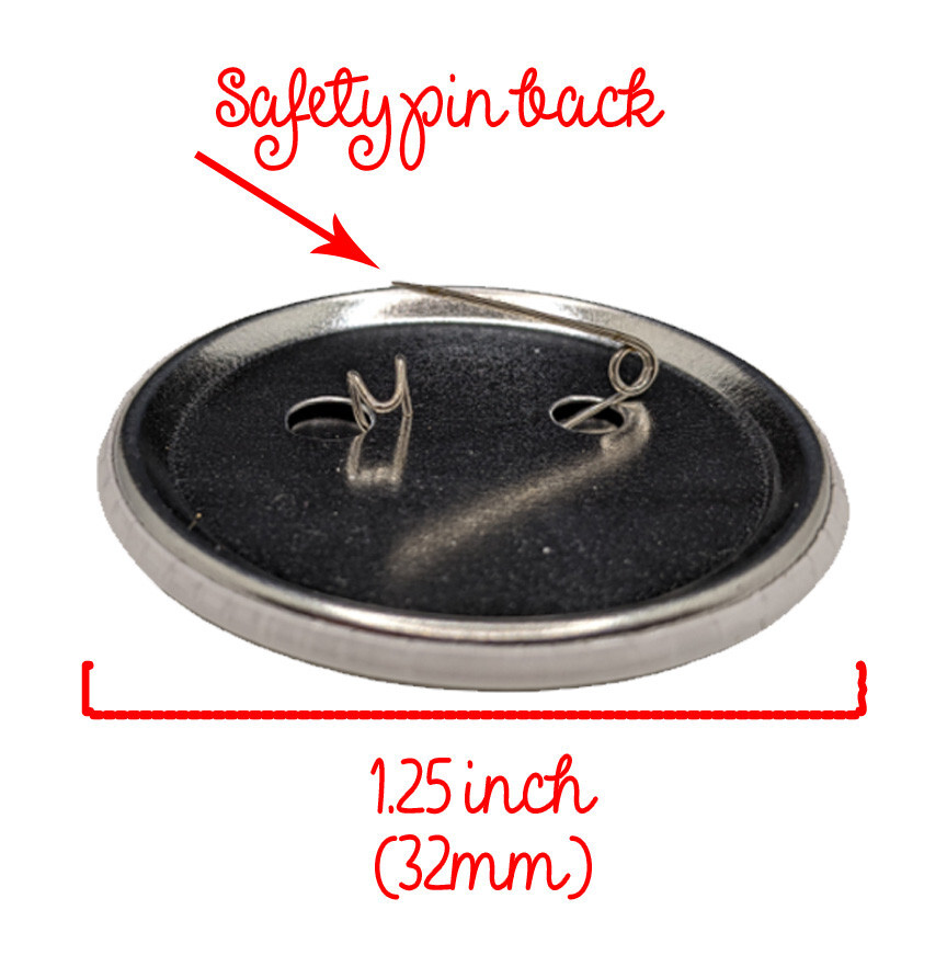 Set of 10 God Is In Control Religious 1.25″ 32mm Pinback Pins Bible Study Gifts