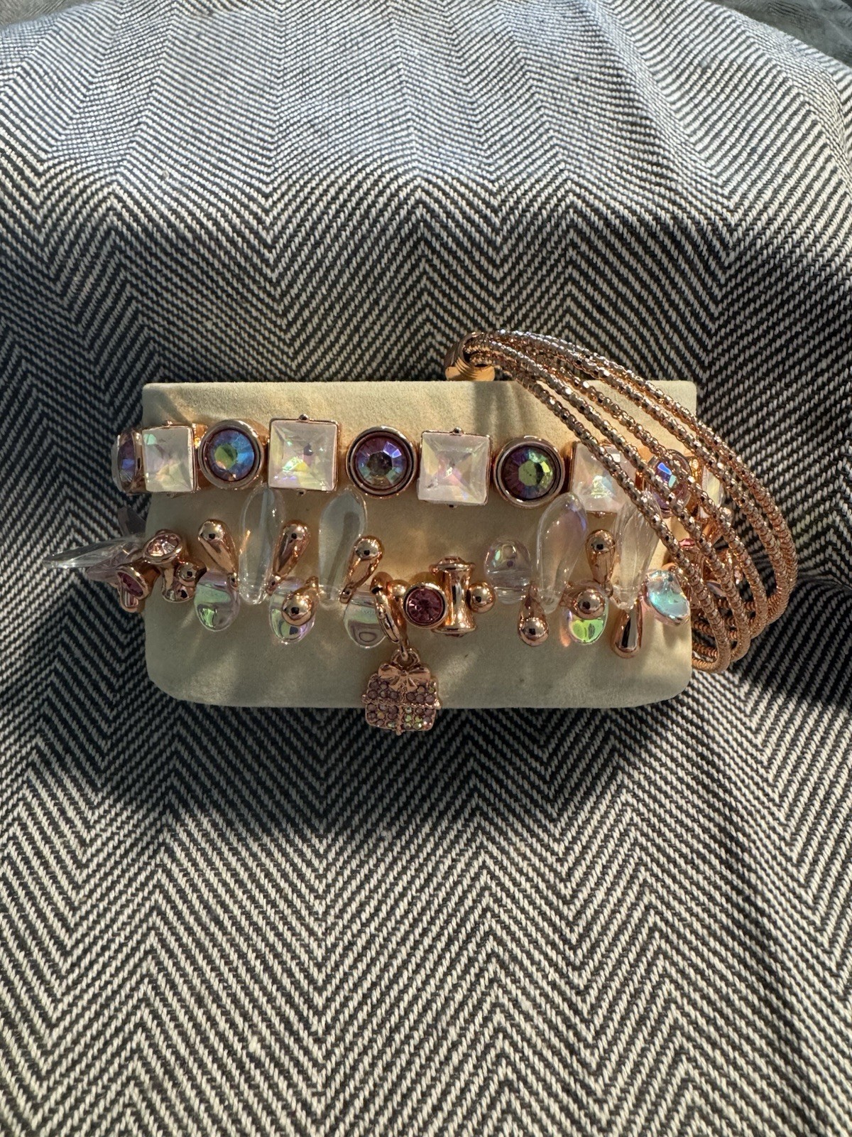 Love Is The Greatest Gift Stack Bracelet By Bomb Party (not In Case) Never Worn