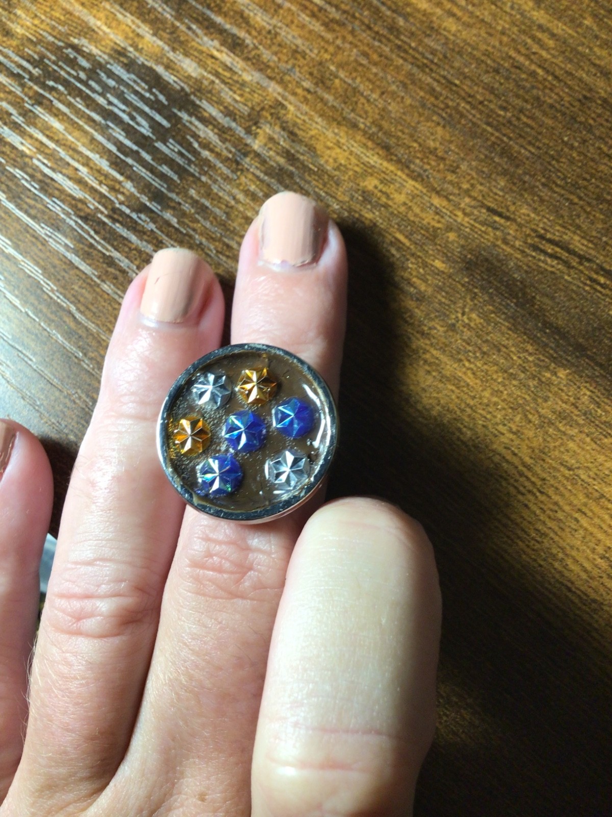 Tree 86 Ring Adjustable Handmade