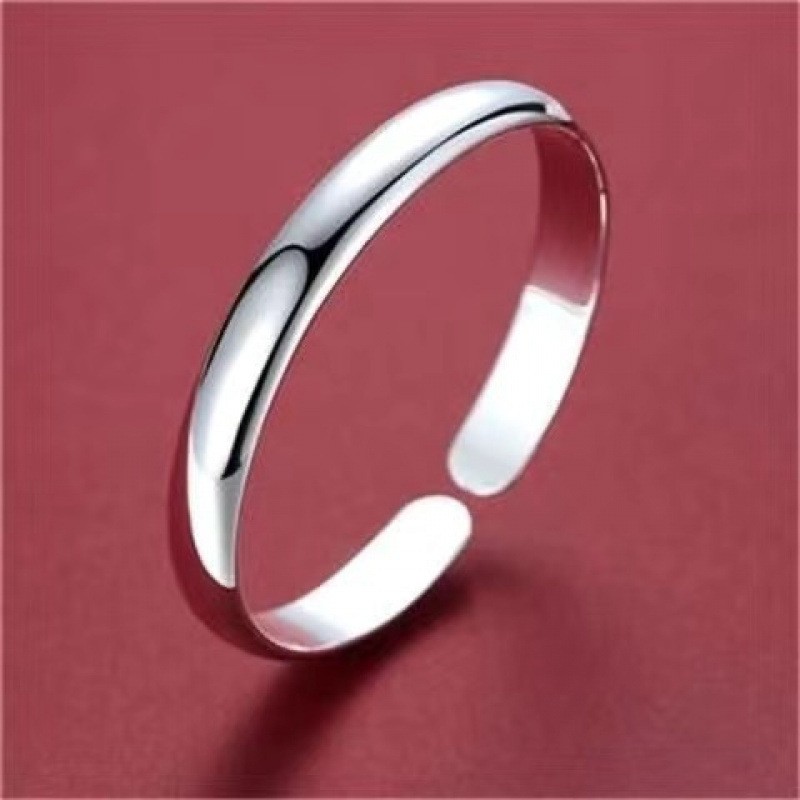 Women’s Adjustable Bracelet Fashion Open Cuff Bangle Silvery Copper Jewelry