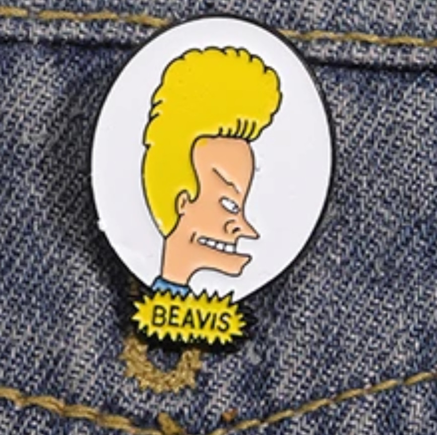 BEAVIS & BUTTHEAD PIN-2 OR MORE PINS SHIPPING IS $5.49-SPEND $20 SHIPPIN IS FREE