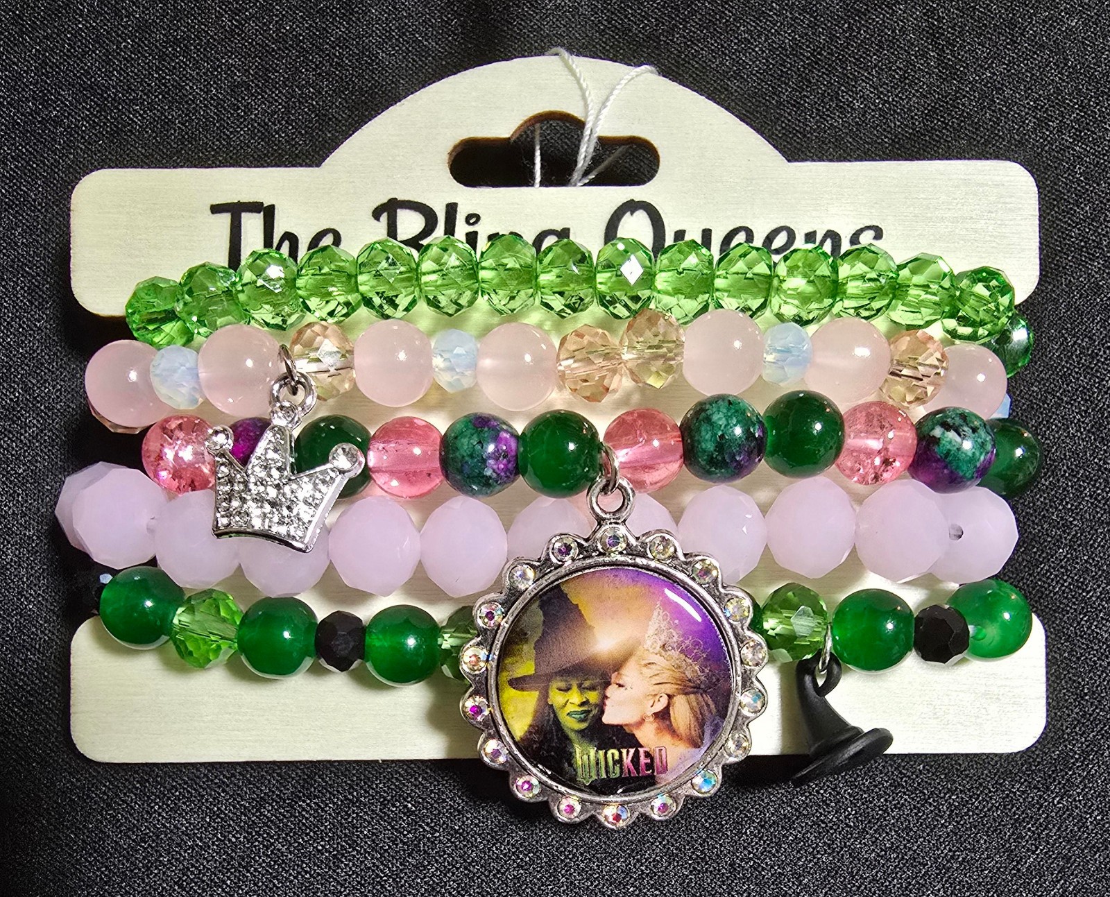 “Wicked” Stack Bracelets with Charms (5 Choices)