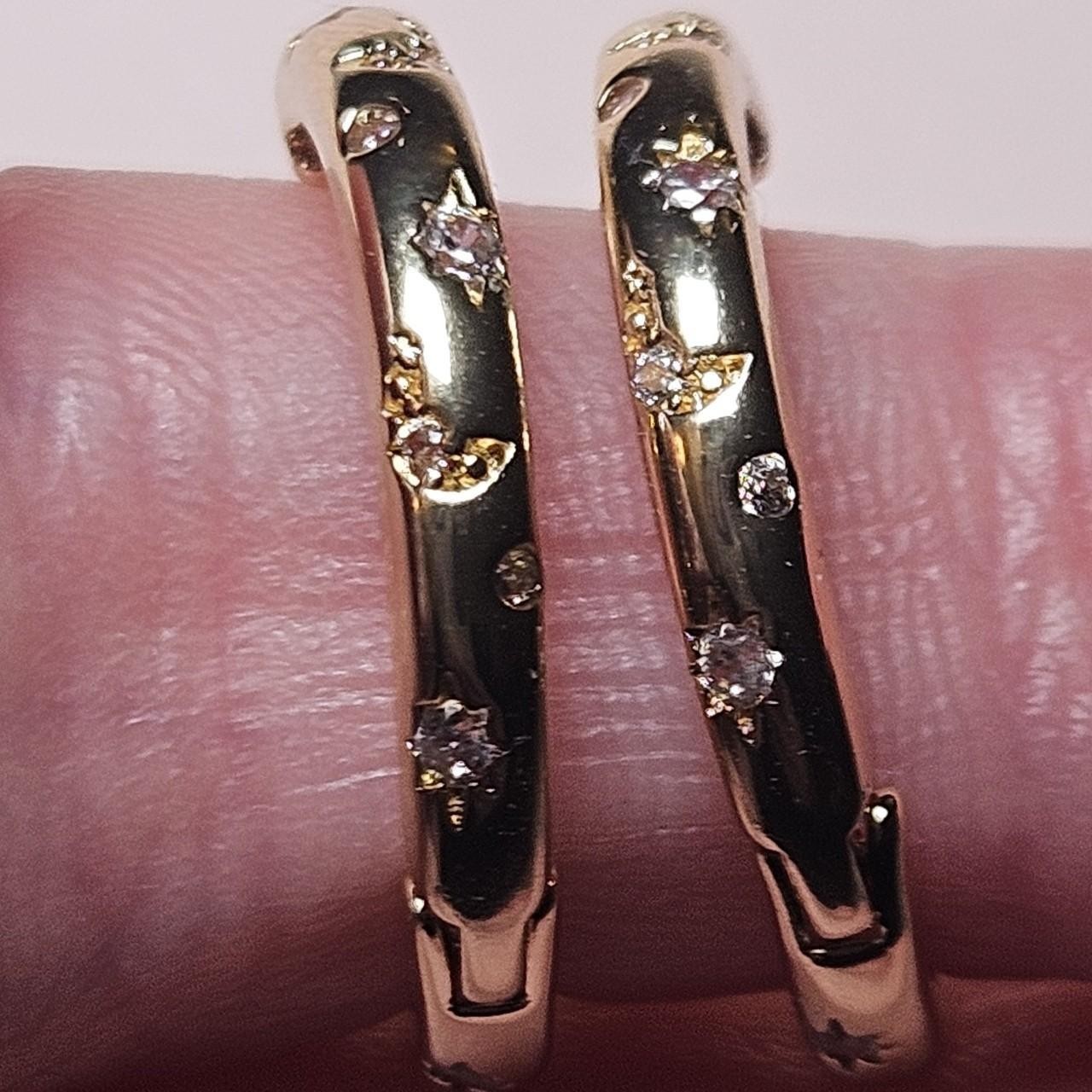 Celestial Glow Hoops – Golden Aura