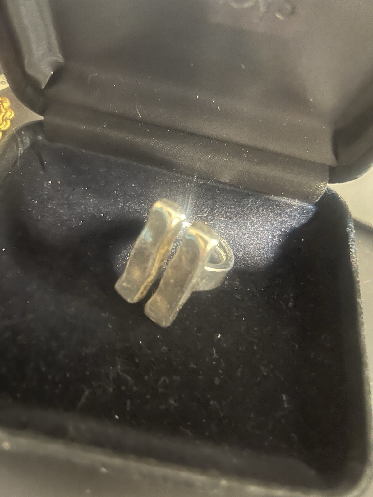 Large Modernist Uno De 50 Silver Ring! Sz7.5, 36g