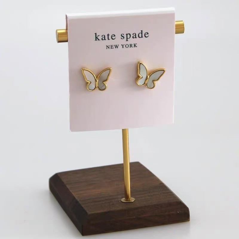 kate spade Fashionable lapis lazuli pearl butterfly earrings – adorable