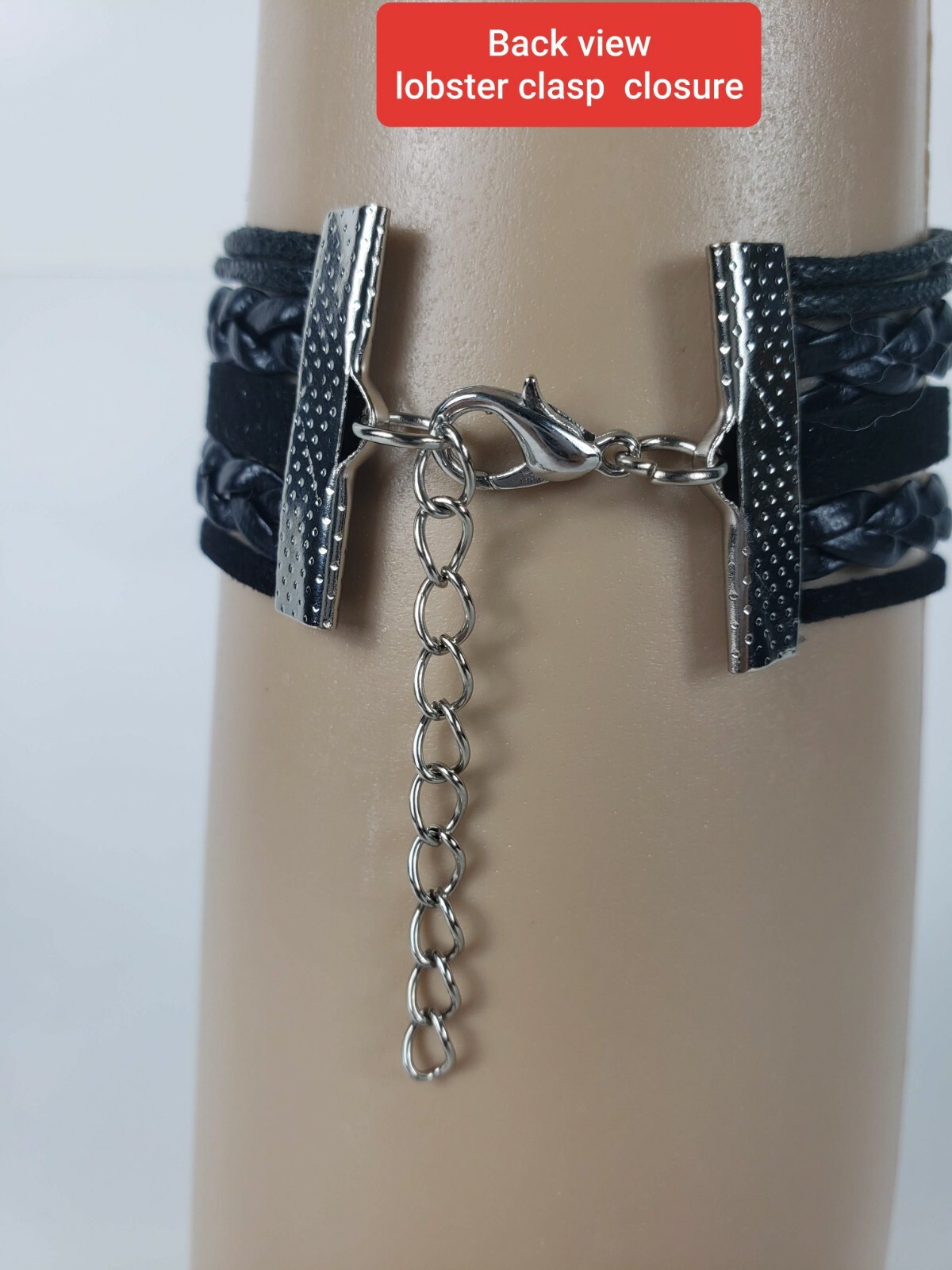 Dark Angel Skull Dream Black & Brown Infinity Layer Wrap Bracelet