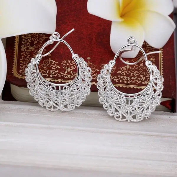 CHSHINE 925 Sterling Silver vintage earrings for women luxury designer Jewelry