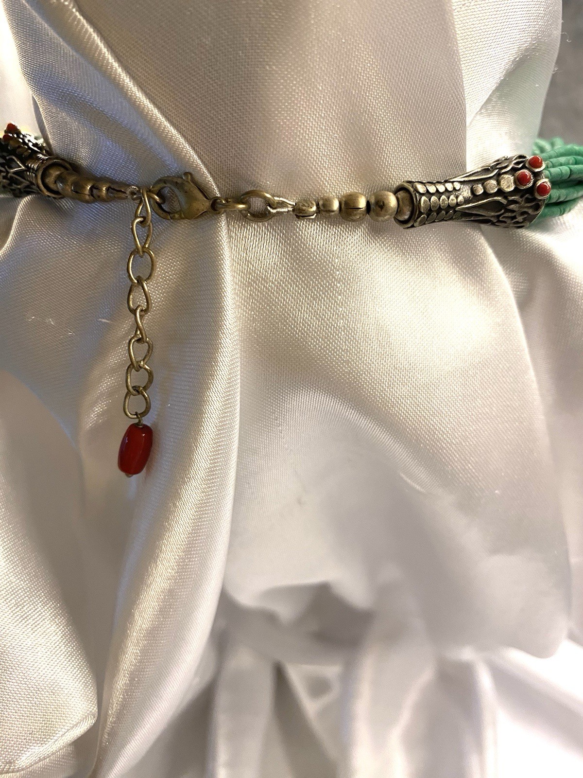Vintage Necklace –Lapis Lazuli & Turquoise Statement-Handmade-Rare Find