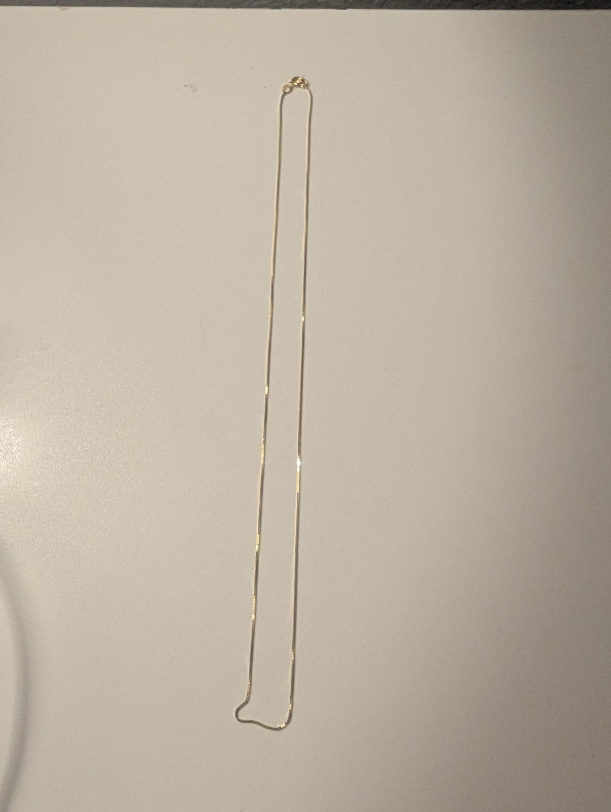 14k Solid Gold Necklace 16in
