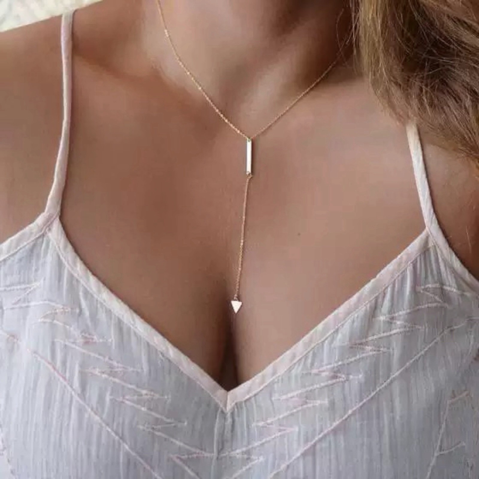 Pendant Gold Plated Chain Choker Chunky Statement Bib Necklace Jewelry Charm C23