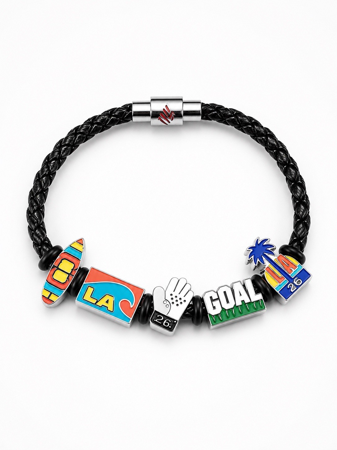 2026 FIFA World Cup Bracelet Charm Braided Los Angeles Exclusive Bank of America