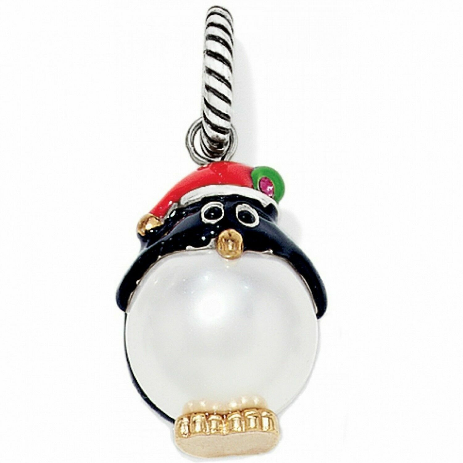 Brighton EMPEROR PENGUIN Pearl Belly Christmas Holiday Charm J95102-NEW