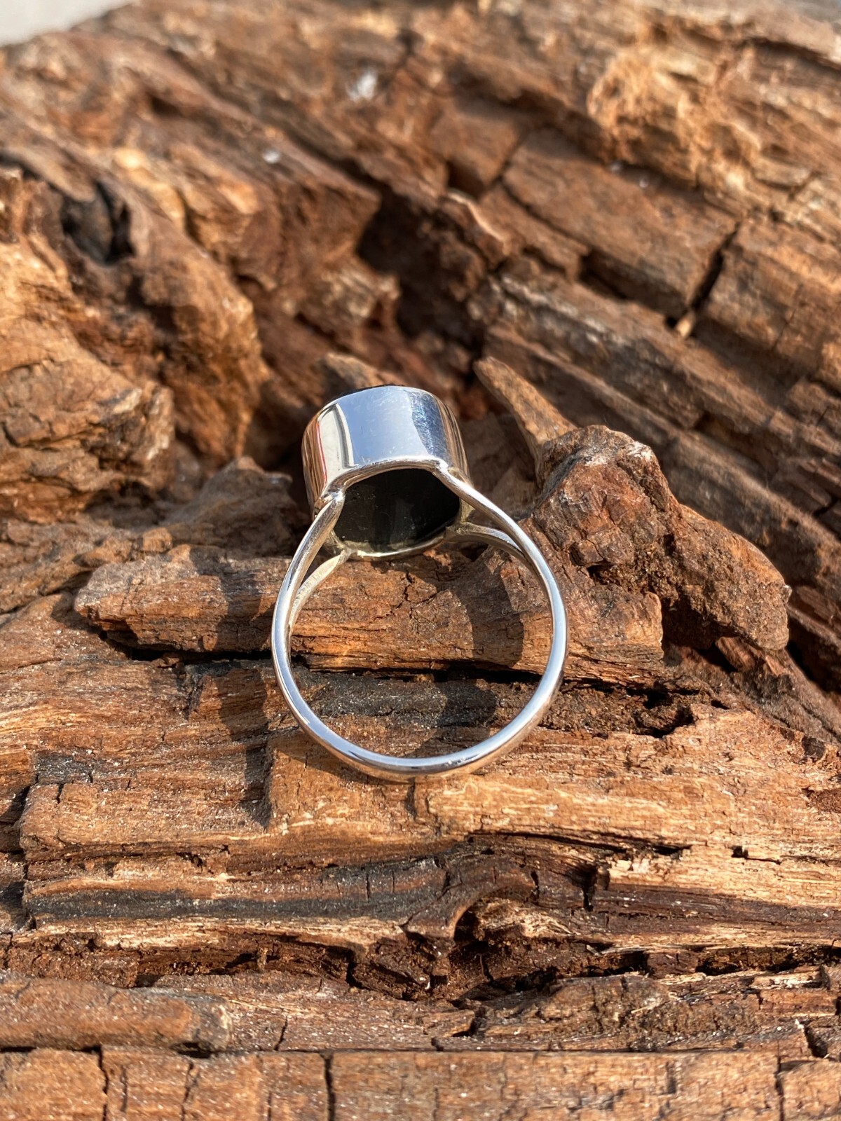 Natural Labradorite Gemstone Ring Rough Ring Handmade Ring Solid Silver Ring