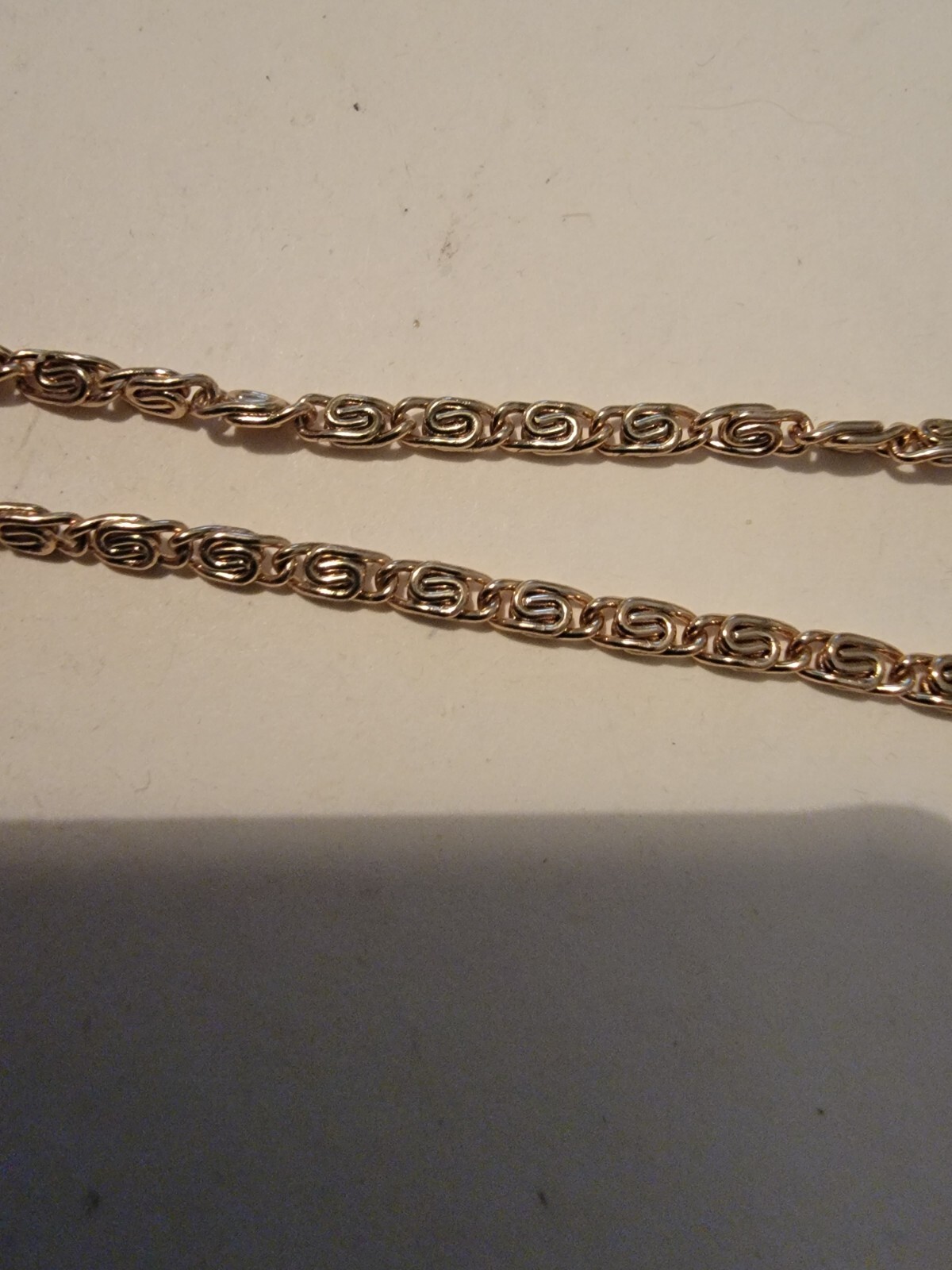 18k GP Stamped Gold Plated Chain Cuff Bracelet Tennis
