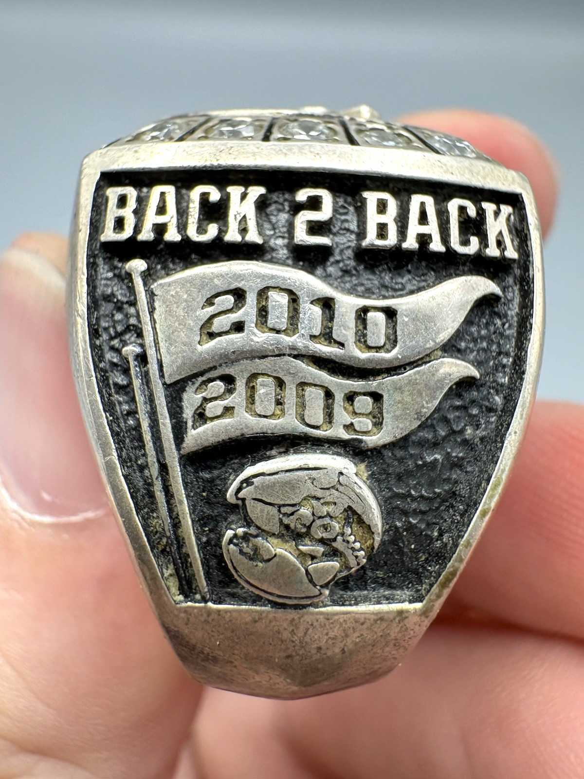 South Atlantic League Sterling Silver 925 Championship Ring Blue Claws 2010