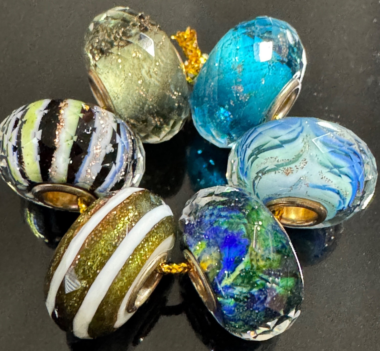 (Set of 6) Trollbeads Retired New Wisdom Kit TGLBE-00201