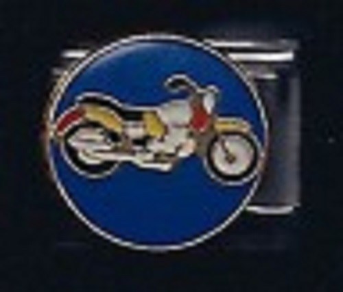 LARGER MOTORCYCLE WHOLESALE ITALIAN CHARM IN 9MM K12