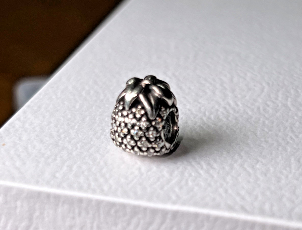 Authentic Pandora S.S. “Sparkling Pineapple” Charm #791293 – EUC