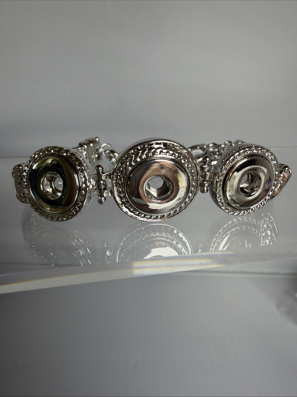 New Ginger Snap Charm Bracelet Western 12mm Gingersnaps Petite Snaps