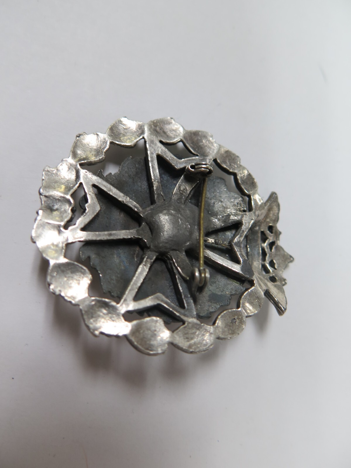 VTG CORO LA LEALTAI ACRISOLA POR ISABEL LA CATOLICA Eagle Crest Crown BROOCH