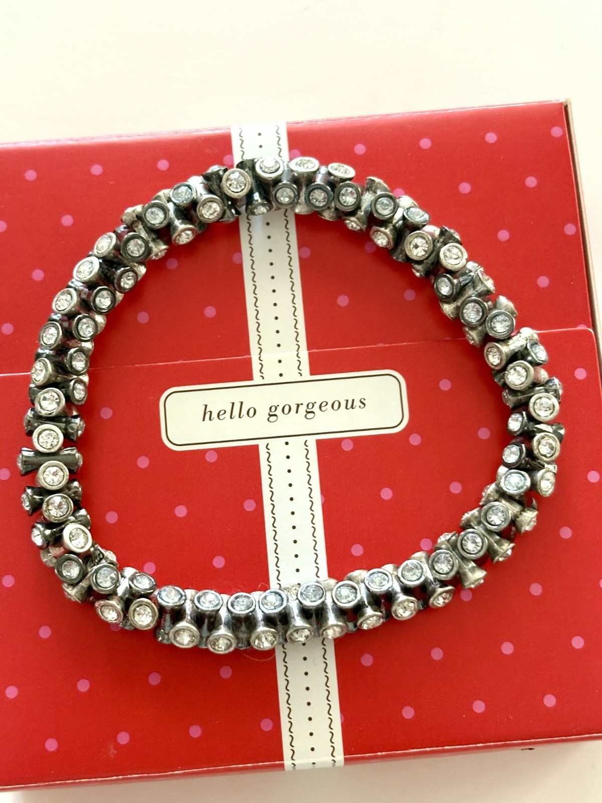 Stella Dot Bracelet Vintage Twist Silver NEW IN BOX