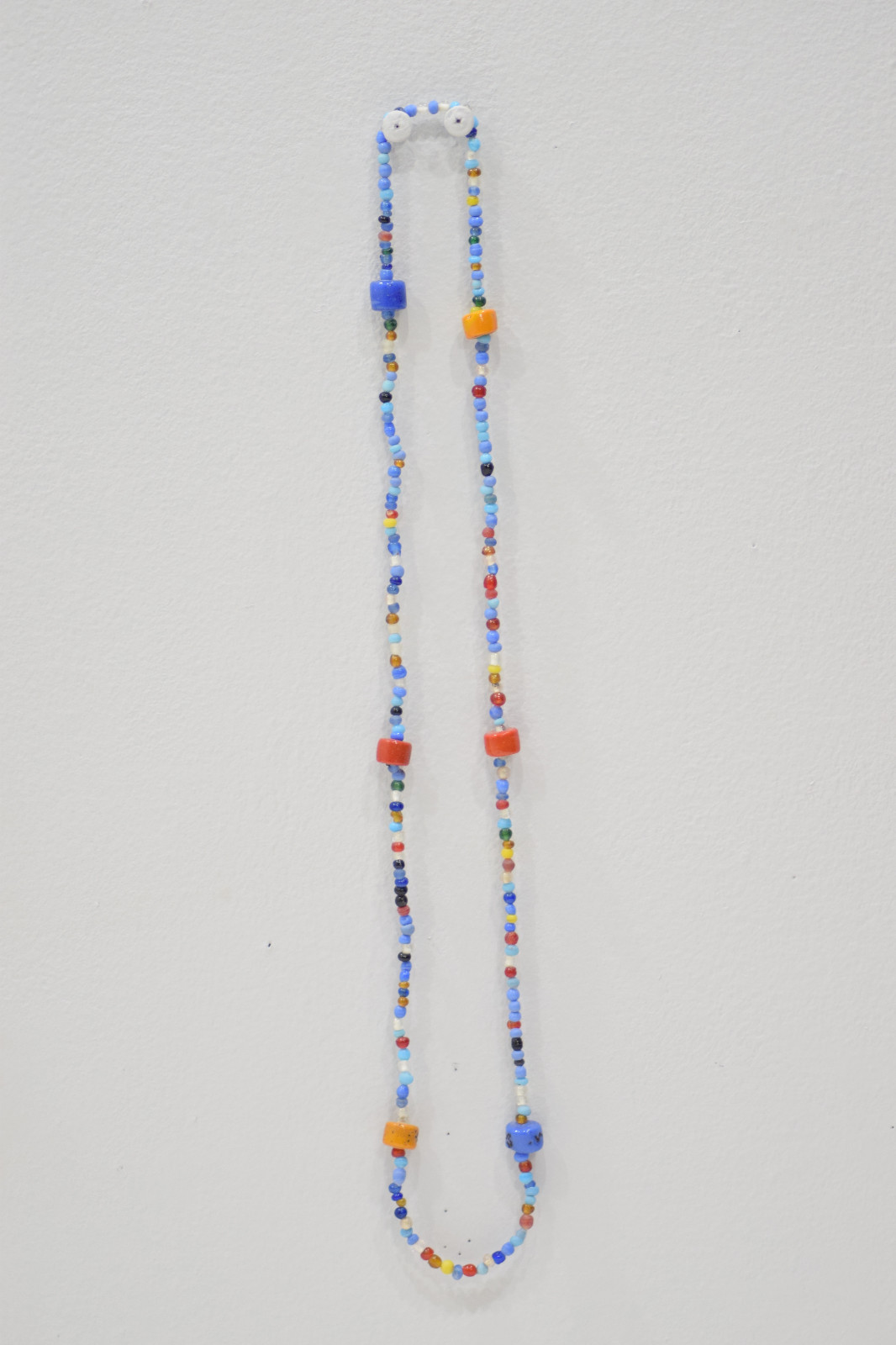 Necklace India Colored Glass Beaded Necklace