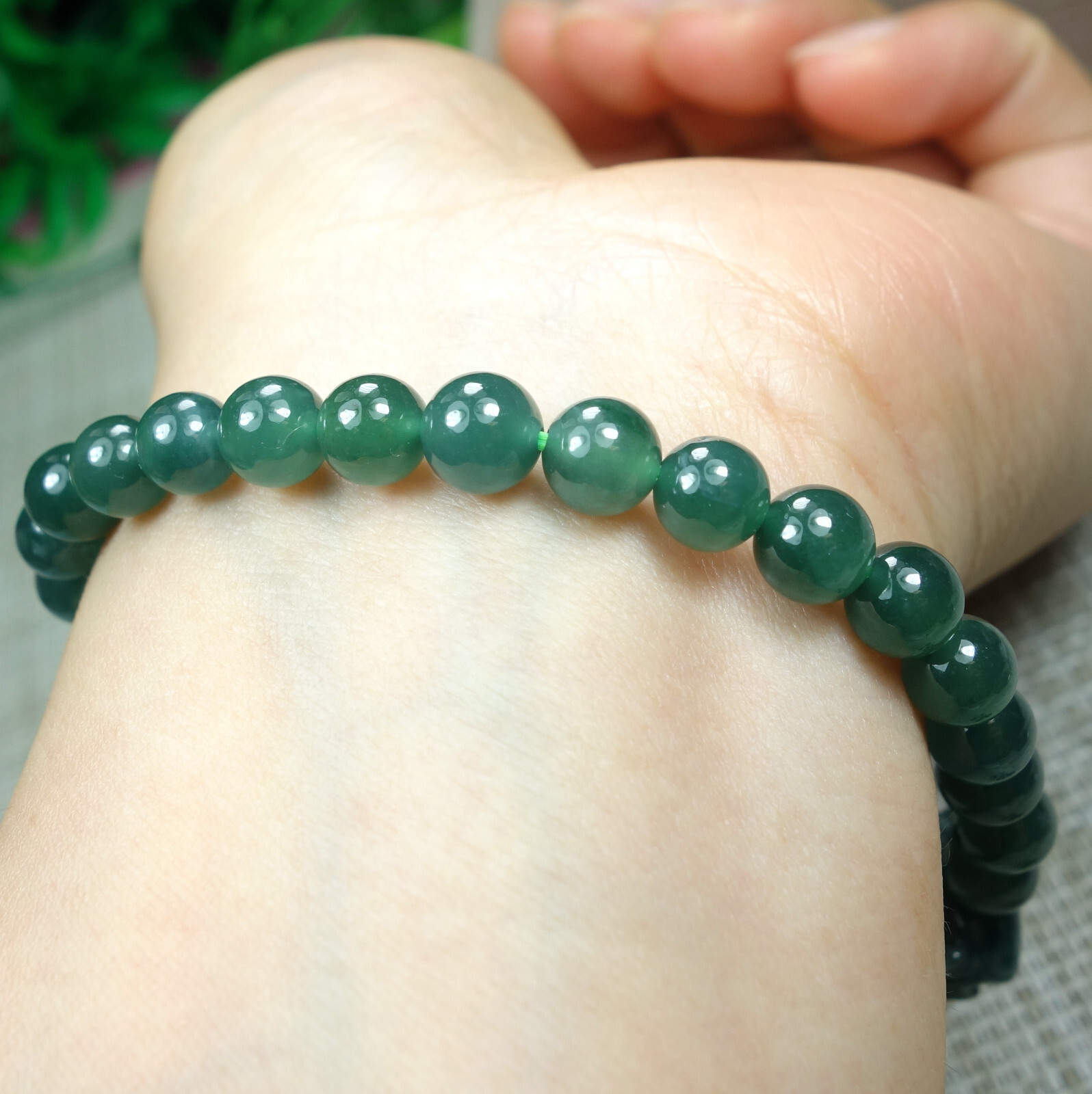 Certified Icy Green 100% Natural A Jadeite jade Dragon Head Bracelet 精工龙头 手链