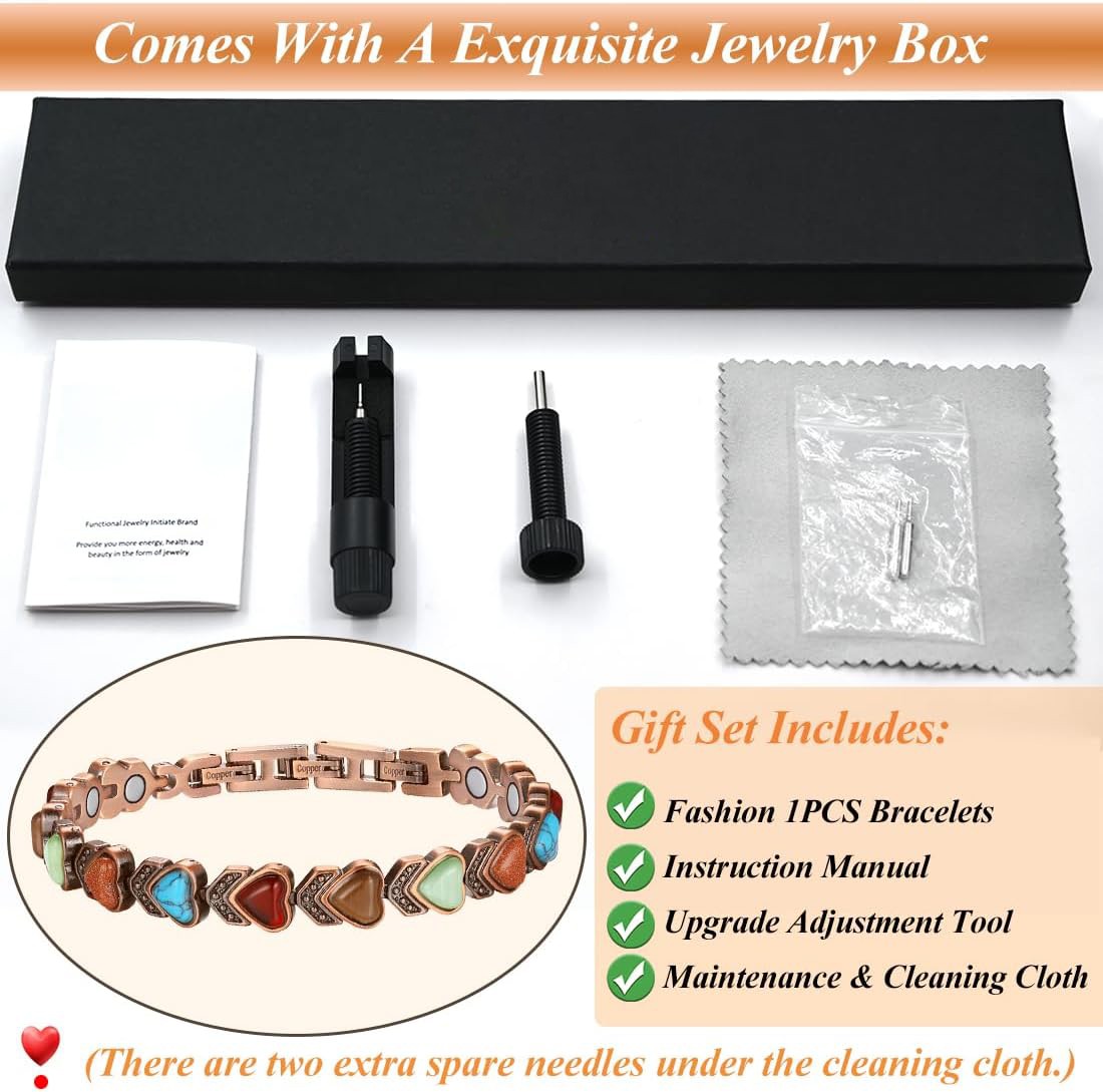 Adult’s Copper Therapy Bracelet | Hypoallergenic & Stylish Daily Wear